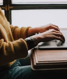 Analyst reading charts